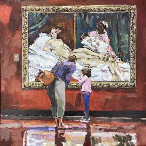 Admiring the Brushwork