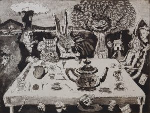 A Mad Tea Party Etching