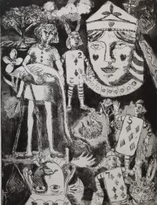 The Croquet Match Etching